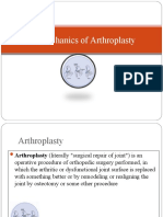Biomechanics of Arthroplasty