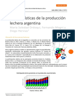 Caracteristicas de La Produccion Lechera Argentina