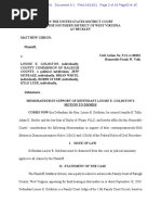 Gibson Goldston's Memorandum in Support of Motion To Dismiss