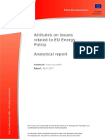 Eurobarometer - Attitudes on Issues Related to EU Energy Policy