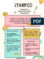 stamped assignment  analyze a myth