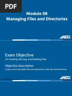 Managing Files and Directories