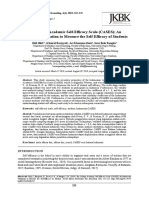 The College Academic Self-Efficacy Scale (CASES) An Indonesian Validation To Measure The Self-Efficacy of Students