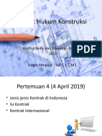 Pertemuan 4 - Jenis2 Kontrak, Kontrak Internasional