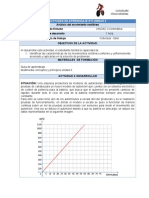 Actividad MRU y MRUV