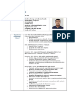 Perfil profesional de Rodrigo Enciso con amplia experiencia administrativa