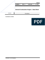 Internal Combustion Engine Data Sheet