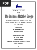 business model of google