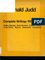 Donald Judd - Donald Judd_ A catalogue of the exhibition at the National Gallery of Canada, Ottawa, 24 May-6 July, 1975 _ catalogue raisonné of paintings, objects, and wood blocks, 1960-1974-National