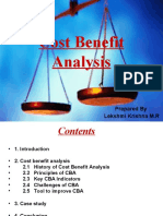 Cost Benefit Analysis: Prepared by Lekshmi Krishna M.R