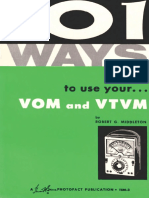 SAMS 101 Ways To Use Your VOM and VTVM 1963