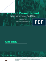 Product Development - Red Flags - en