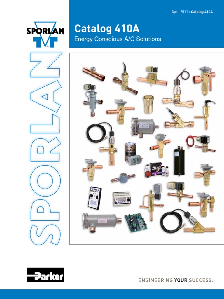 Sporlan R-410a | PDF | Valve | Continuum Mechanics