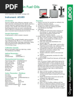 Gross Heat in Fuel Oils and Biomass: Instrument: AC600