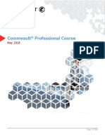 Commvault Professional Course Guide