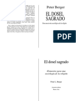 Berger, Perspectivas Sociológicas y Teológicas, El Dosel Sagrado