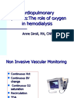 Cardiopulmonary Dynamics:The Role of Oxygen in Hemodialysis