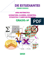 Matematicas de Noveno