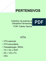 Antihipertensivos: Colectivo de Autores de La Disciplina Farmacología FCM "Calixto García"