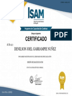 Certificado Diseo de Base de Datos
