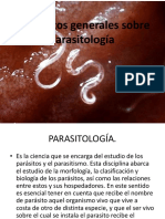Conceptos Generales de Parasitologia