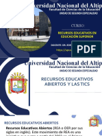 Recursos Educativos Abiertos y TICs