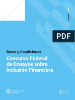 Bases y Condiciones Del Concurso Federal Inclusion Financiera