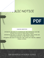 Public Notice