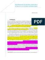 A Estratégia Argumentativa Da Reforma Trabalhista No BR À Luz de Dados Internacionais - MARCADO