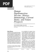 Human Papillomavirus Vaccine: History, Immunology, Current Status, and Future Prospects