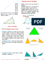 Triangulos (Clasificiación, Ángulos Internos, Ángulos Externos)