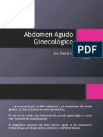 Abdomen Agudo Ginecológico