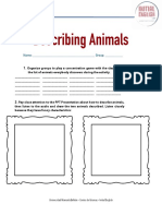 03 Describing Animals Worksheet