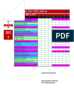 Jadwal Rooster Pegawai Distrik Ravenirar