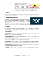 Coi-Hse-Prc-04 Proc. Evaluación de Aspectos Amb.