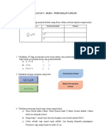 Persamaan Linear Matematik Ting. 1