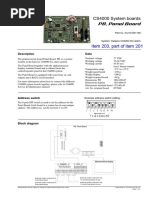 CS4000 System Boards PB, Panel Board: Item 203, Part of Item 201