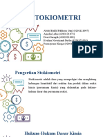 STOIKIOMETRI DAN HUKUM KIMIA DASAR