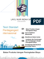 Teori Perdagangan Internasional