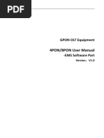 GPON OLT User Manual EMS Part For 4PON Port and 8PON Port V1.0 20170822