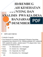 Mmd/Rembug Masalah Kesehatan Stunting Dan Analisis Pws Kia Desa Banjarsari 27 DESEMBER 2021