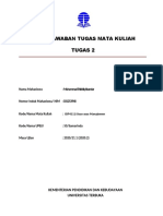 Muhammad Shiddiq Iskandar 031253948 Asas-Asas Manajemen Tugas 2