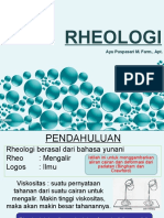 RHEOLOGI DALAM FARMASI