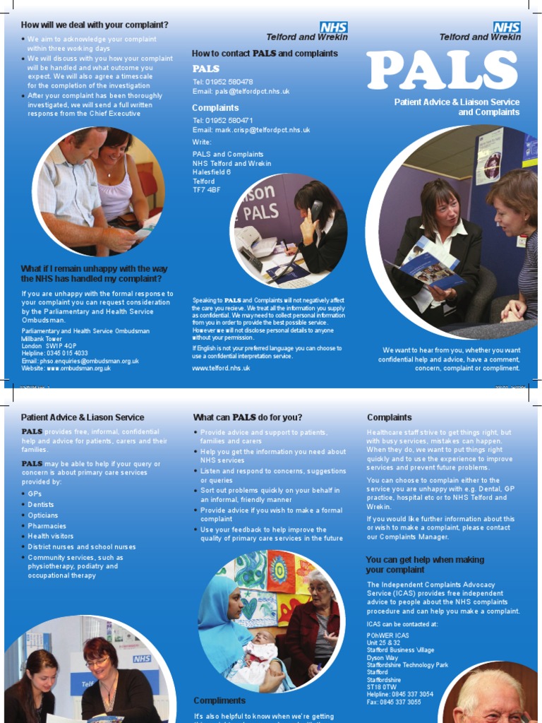 PALS and NHS Complaints Guidance | PDF | National Health Service | Patient