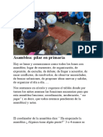 Asamblea clave en primaria