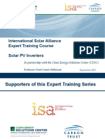 International Solar Alliance Expert Training Course Solar PV Inverters