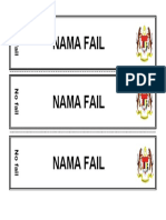 Format Tepi Fail Fail Tebal 2 Inci