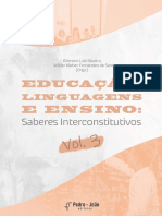 2021 Educação, Linguagens e Ensino Vol3 Capítulo