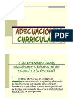 ADECUACIONES CURRICULARES