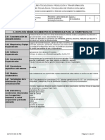 3.4 DOTACIÓN MÍNIMA DE AMBIENTES DE APRENDIZAJE PARA LA COMPETENCIA DE